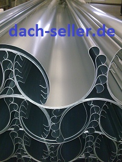 Dachrinne / halbrund / 3m lang aus Titanzink KOPIE KOPIE