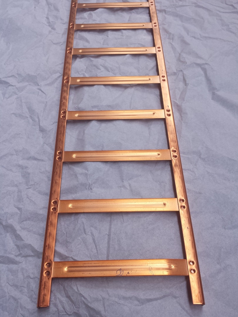 Schneefanggitter / 3m lang / aus Kupfer