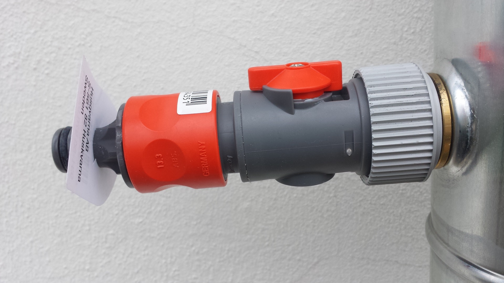 Regenwassersammler Regendieb mit Schlauch aus Titanzink