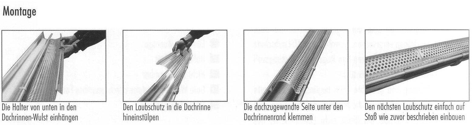 Laubabweiser / Laubstop / Laubschutz aus Aluminium, Kupfer, Edelstahl