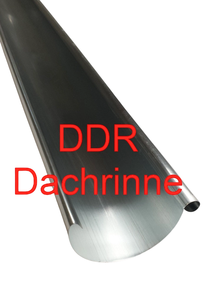 DDR Dachrinne / Nenngröße 315mm / 2m lang / aus Zink (Titanzink)